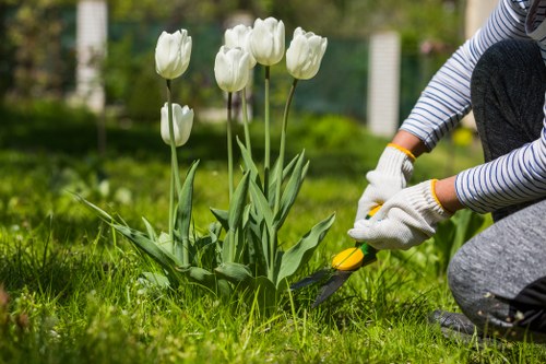 Secure checkout padlock for Gardening Wimbledon